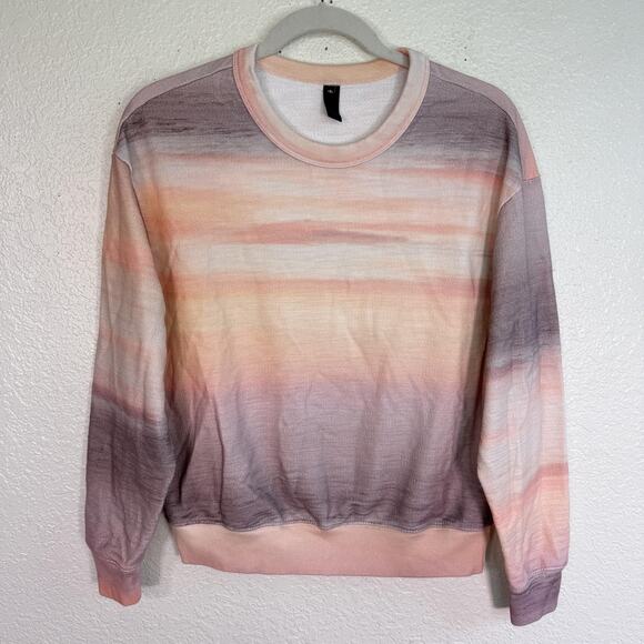 AG Adriano Goldschmied Sweatshirt Womens Small Ombre Gradient Pullover Sweater - Picture 1 of 10